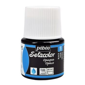 SETACOLOR OPAQUE 45ml LAQUE NOIRE "PEBEO" REF: 295019