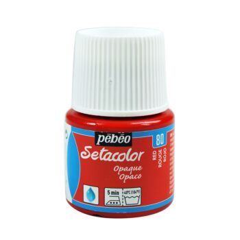 SETACOLOR OPAQUE 45ml ROUGE "PEBEO" REF: 295080