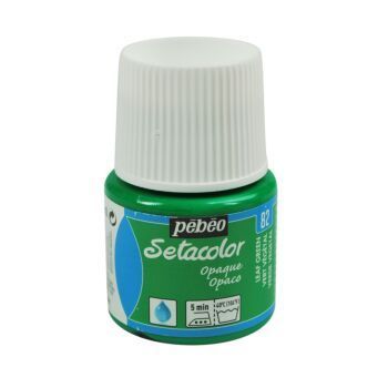 SETACOLOR OPAQUE 45ml VERT VEGETAL "PEBEO" REF: 295082