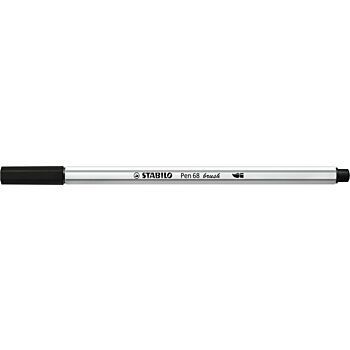FEUTRE PINCEAU PEN 68 BRUSH NOIR "STABILO" REF: 568/46