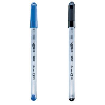 STYLO A BILLE ICE CORPS TRANSPARENT "MAPED"