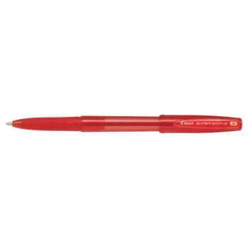 STYLO A BILLE SUPER GRIP-G 01mm ROUGE "PILOT" REF: BPS-GG-M-R
