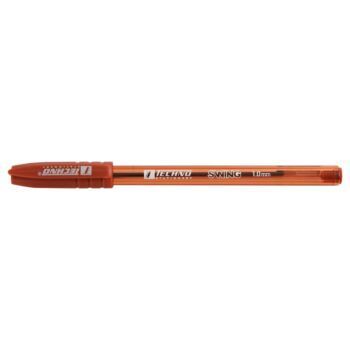 STYLO A BILLE SWING 1.0 mm COULEUR MARRON FLUO "TECHNO"