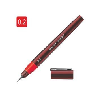 STYLO A DESSIN TECHNIQUE POINTE 0.2mm "ISOMARS" REF: TP02-0.2