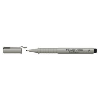 STYLO FEUTRE ECCO PIGMENT 0.7mm NOIR "FABER CASTELL" REF: 166799