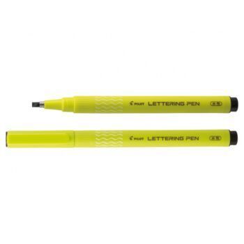 STYLO FEUTRE LETTERING PEN NOIR POINTE LARGE 3.0mm "PILOT" REF: SWN-DRL-30-B