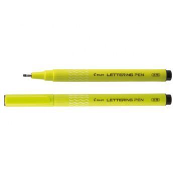STYLO FEUTRE LETTERING PEN NOIR POINTE MOYENNE 2.0mm "PILOT" REF: SWN-DRL-20-B