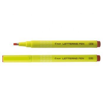 STYLO FEUTRE LETTERING PEN ROUGE POINTE LARGE 3.0mm "PILOT" REF: SWN-DRL-30-R
