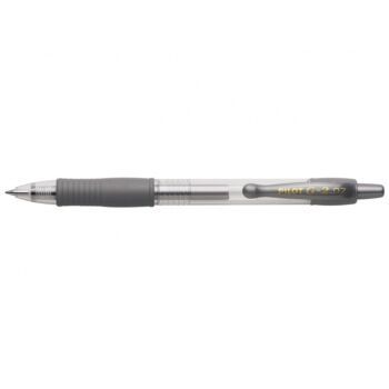 STYLO GEL G-2 ARGENTE METALLIQUE 0.7mm "PILOT" REF: BL-G2-7-SI