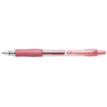 STYLO GEL G-2 ROSE METALLIQUE 0.7mm "PILOT" REF: BL-G2-7-MP