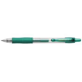 STYLO GEL G-2 VERT METALLIQUE 0.7mm "PILOT" REF: BL-G2-7-MG