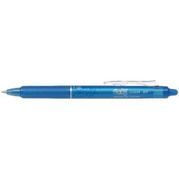 STYLO ROLLER A ENCRE GEL EFFACABLE FRIXION CLICKER 0.7mm BLEU CIEL "PILOT" REF: BLRT-FR7-LB