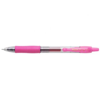 STYLO ROLLER RETRACTABLE A ENCRE GEL G2 0.7mm ROSE "PILOT" REF: BL-G2-7-P
