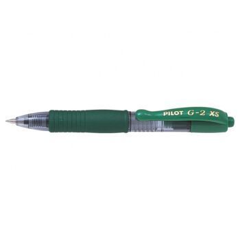 STYLO ROLLER RETRACTABLE A ENCRE GEL G2 PIXIE 0.7mm VERT "PILOT" REF: BL-G2-7-XS-G