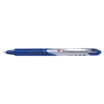 STYLO ROLLER RETRACTABLE ENCRE LIQUIDE V-BALL BLEU 0.7mm "PILOT" REF: BLRT-VB7-L