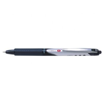 STYLO ROLLER RETRACTABLE ENCRE LIQUIDE V-BALL NOIR 0.7mm "PILOT" REF: BLRT-VB7-B