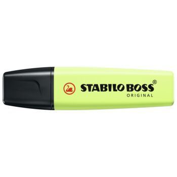 SURLIGNEUR BOSS PASTEL ZESTE DE CITRON VERT "STABILO" REF:70/133