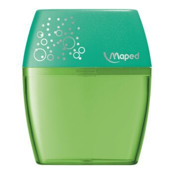 TAILLE-CRAYONS 02 TROUS SHAKER VERT "MAPED" REF: 534755