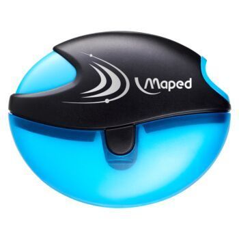 TAILLE-CRAYONS + EJECTEUR DES MINES GALACTIC BLEU "MAPED" REF: 503700