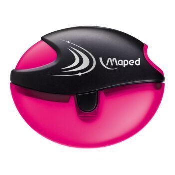 TAILLE-CRAYONS + EJECTEUR DES MINES GALACTIC ROSE "MAPED" REF: 503700