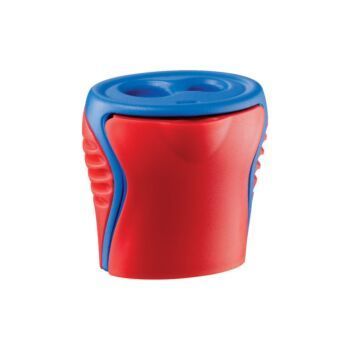 TAILLE-CRAYONS BOOGY 2 TROUS SOUS BLISTER ROUGE "MAPED" REF: 062210