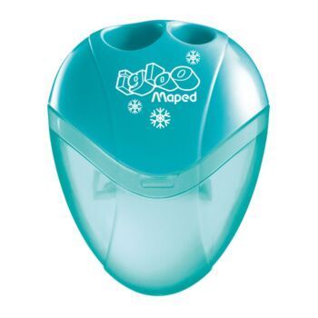TAILLE-CRAYONS DE 02 TROUS I-GLOO VERT "MAPED" REF: 534756