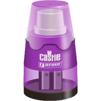 TAILLE CRAYONS GOMME CASTLE VIOLET "TECHNO" REF: 4895