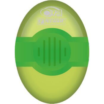 TAILLE CRAYONS GOMME OVALE VERT "TECHNO" REF: 4893