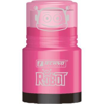 TAILLE CRAYONS GOMME ROBOT ROSE "TECHNO" REF: 4894