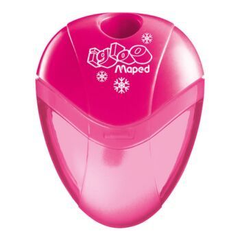 TAILLE-CRAYONS IGLOO 01 TROU ROSE "MAPED" REF: 534754