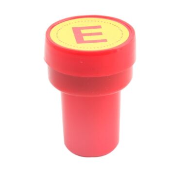 TAMPON LETTRE E &quot;TECHNO&quot; REF: 4577