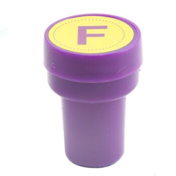 TAMPON LETTRE F &quot;TECHNO&quot; REF: 4577