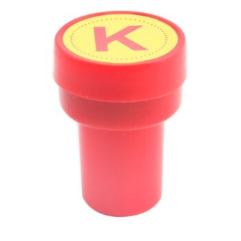 TAMPON LETTRE K &quot;TECHNO&quot; REF: 4577