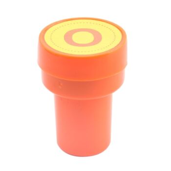 TAMPON LETTRE O &quot;TECHNO&quot; REF: 4577