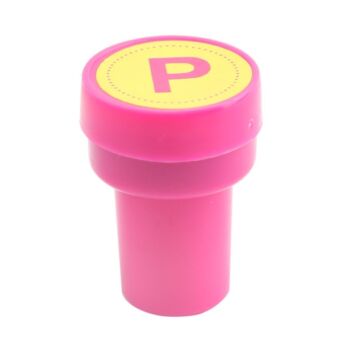 TAMPON LETTRE P &quot;TECHNO&quot; REF: 4577