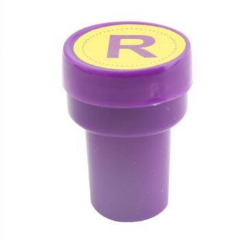 TAMPON LETTRE R &quot;TECHNO&quot; REF: 4577