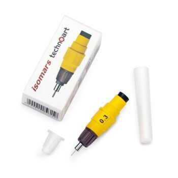 TETE POUR STYLO A DESSIN TECHNIQUE POINTE 0.3mm "ISOMARS" REF: PN-0.3