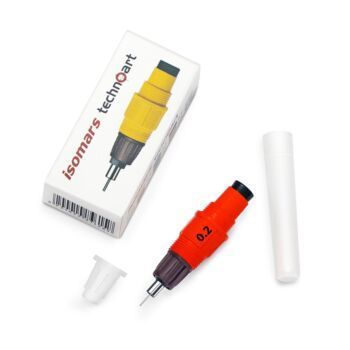 TETE POUR STYLO A DESSIN TECHNIQUE POINTE 0.2mm "ISOMARS" REF: PN-0.2