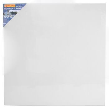 TOILE SUR CHASSIS 280g EN COTON 70 x70cm "TECHNO" REF: 5476
