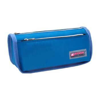 TROUSSE ECOLIER AVEC 2 COMPARTIMENTS BLEU "TECHNO" REF: 6508