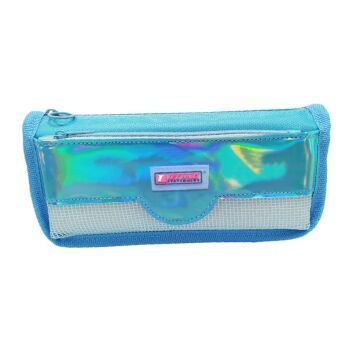 TROUSSE ECOLIER AVEC 2 COMPARTIMENTS BLEU "TECHNO" REF: 6510