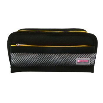 TROUSSE ECOLIER AVEC 2 COMPARTIMENTS NOIR "TECHNO" REF: 6507