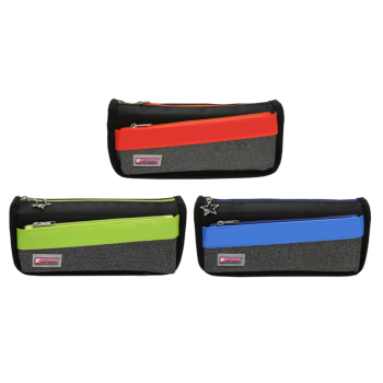 TROUSSE ECOLIER AVEC 2 COMPARTIMENTS "TECHNO" REF: 6512
