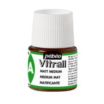 VITRAIL AUXILIAIRE MEDIUM MAT FLACON DE 45ml "PEBEO" REF: 51002