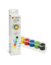 ACRYLIC EN POT 06 COULEURS x 25mL "PRIMO" REF: 408TA6