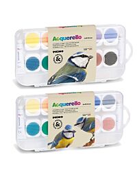 AQUARELLE FINE EN PASTILLES DE 30mm "PRIMO"