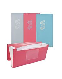 TRIEUR DOCUMENT PASTEL DL 08 COMPARTIMENTS EXTENSIBLE POLYPROPILINE OPAQUE "ELBA" REF: 400091660