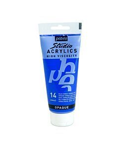 ACRYLIC STUDIO TUBE DE 100ml BLEU COBALT IMITATION "PEBEO" REF: 831014