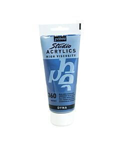 ACRYLIC STUDIO TUBE DE 100ml BLEU NOIR "PEBEO" REF: 832360