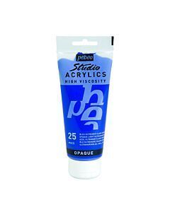 ACRYLIC STUDIO TUBE DE 100ml BLEU OUTREMER CLAIRE "PEBEO" REF: 831025